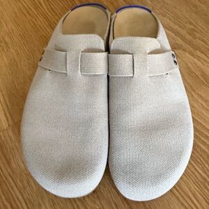 Rothy’s Men’s Clog Dove Gray Knit Size 12 Slip On Sustainable